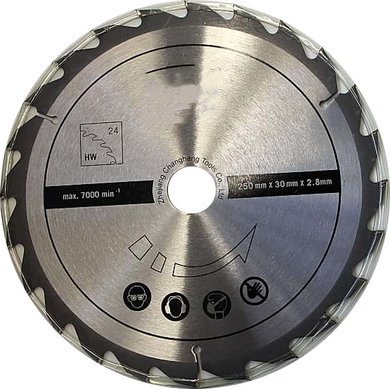 SCHEPPACH Sägeblatt HW 250 x 30 x 2 4 mm 24 Zähne Kreissäge Kappsäge