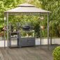 Preview: SIENA GARDEN BBQ Pavillon rechteckig 244x127 cm Stahlgestell pulverbeschichtet 