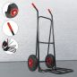 Preview: Ravendo Sackkarre Vollgummi PU Rad klappbar Transportkarre 150kg ST150NG PUR  