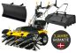 Preview: TEXAS Smart Sweep 1000E SET Kehrmaschine Benzin Schneeschieber Laubsammler 100cm 