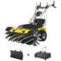 Preview: TEXAS Smart Sweep 1000 SET 100cm Kehrmaschine Benzin Schneeschieber Laubsammler 