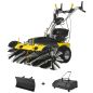 Preview: TEXAS Smart Sweep 1000E SET Kehrmaschine Benzin Schneeschieber Laubsammler 100cm 