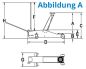 Preview: GÜDE 3 T Wagenheber hydraulischer Rangierwagenheber mit 2 Lenkrollen GRH 3/470 