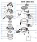 Preview: MATRIX Ersatzteil Dichtring Motor für Nass und Trockensauger VCW 1400-38 L 