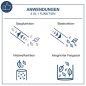 Preview: Scheppach Akku Laubsauger 20V Bläser 45 Liter Fangsack BC-BLV700-X ohne Akku 