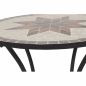 Preview: SIENA GARDEN Bistrotisch Stella Ø 60x71 cm 4-Sitzer Keramik in Mosaikoptik Tisch 