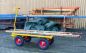 Preview: RAVENDO TW 1500 Transportwagen Magazinwagen Plattformwagen 0,7x1,5m 1200kg  