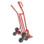 Preview: TRESTLES Treppen Sackkarre Treppensteiger Transportkarre Profi 250kg S01HS rot 