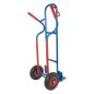 Preview: TRESTLES Profi Sackkarre robust mit Treppenrutsche Vollgummireifen 250kg S04blau 