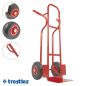 Preview: TRESTLES Sackkarre pannensicher Gleitkufe Transportkarre Profi 250kg S04 rot 