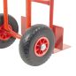 Preview: TRESTLES Sackkarre pannensicher Gleitkufe Transportkarre Profi 250kg S04 rot 