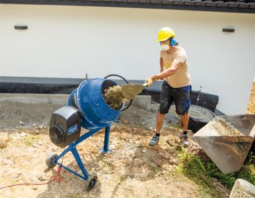 SCHEPPACH SET Mix 140 L Betonmischer Mörtelmischer inkl Siebtrommel Kompostsieb 