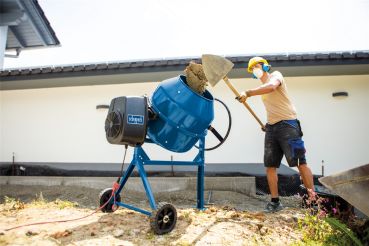 SCHEPPACH SET Mix 180 L Betonmischer Mörtelmischer inkl Siebtrommel Kompostsieb 