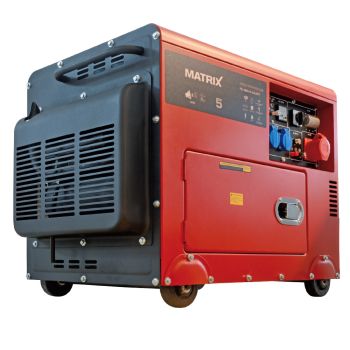 MATRIX Diesel Stromerzeuger Notstromaggregat 230V 400V PG 6000D **2.Wahl** 