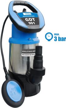 GÜDE Drucktauchpumpe GDT 901 Bewässerungspumpe Rasensprenger Wasserpumpe 5500l/h 