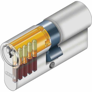 ABUS Profilzylinder C83N 10/30 verschiedenschließend Halbzylinder Schließzylinder 