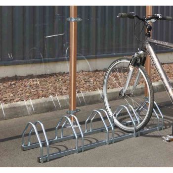 MOTTEZ Fahrradständer 5-Plätze 1333 x 330 x 260 mm Radständer, Velohalter 