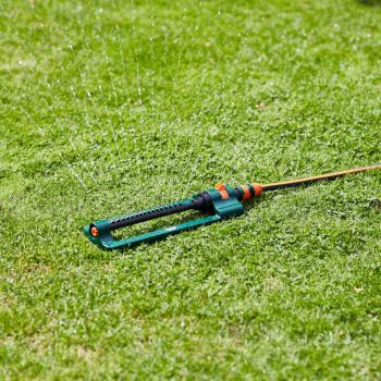 SIENA GARDEN Viereckregner 2200 Rasensprenger Rasensprinkler Grün 220 m² 6-17m 