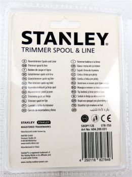 STANLEY Ersatzteil Fadenspule Fadenkopf komplett für Rasentrimmer STR-750 6m 2mm 