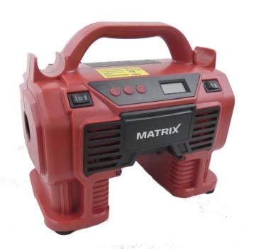 MATRIX AC 20V Akku Kompressor Minikompressor Akkuluftpumpe Solo *2.WAHL* 