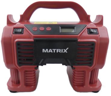 MATRIX Kompressor Akku Minikompressor Akkuluftpumpe AC 20V Li X-One 11bar Solo
 