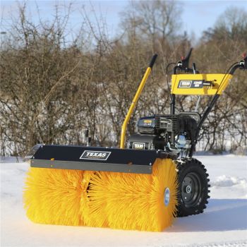 TEXAS Kehrmaschine Benzin Schneeräumer Schneefräse Laubsammler Combi 800TG 6in1 