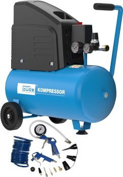 GÜDE Kompressor Druckluftkompressor Luftkompressor 220/8/24 13-teilig 