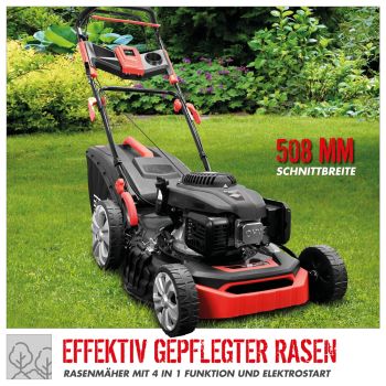 GÜDE Benzin Rasenmäher 51 cm Schnittbreite Radantrieb BIG WHEELER 514.3 R LI-ES 