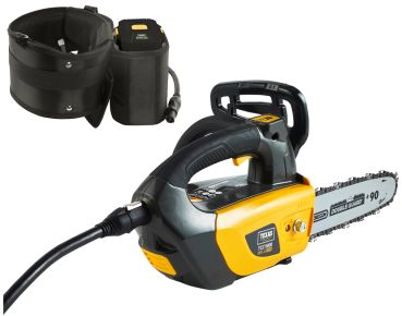 TEXAS TCZ5800 Profi Akku Kettensäge 58V Top-Handle Säge ohne Akku und Ladegerät 