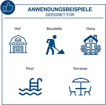 Scheppach Hochdruckreiniger HCE2550 180bar 2400W Zubehör 12tlg *2.WAHL* 