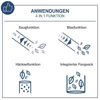 Scheppach Akku Laubsauger 20V Bläser 45 Liter Fangsack BC-BLV700-X ohne Akku 