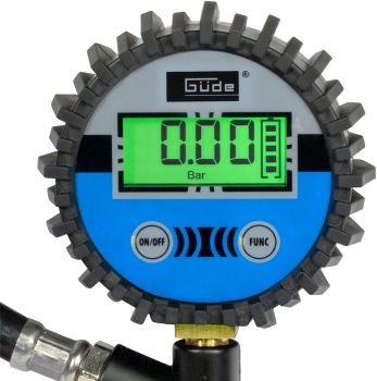 GÜDE digitaler Reifenfüller 11E digital Manometer 7 bar Reifenfüllgerät 