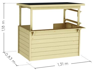 SOULET Spielhaus Garten Kinderspielhaus Gartenhaus Holzhaus Baumhaus Playa 