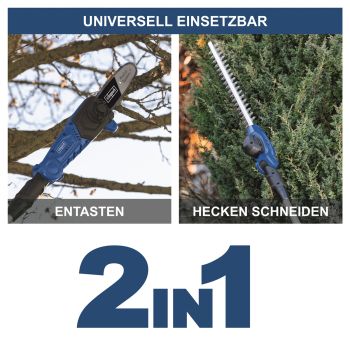 Scheppach 2in1 Akku Gartenpflegeset Heckenschere 20V C-PHTS410-X ohne Akku 