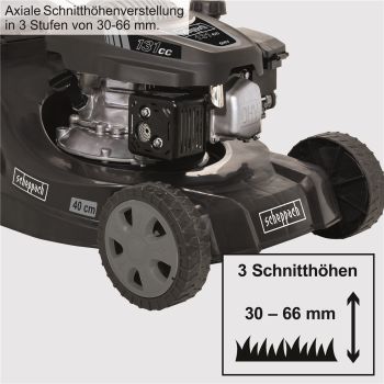 Scheppach Benzin Rasenmäher 40cm Schnittbreite 131ccm 2in1 MP132-40B *2.Wahl* 