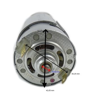 MATRIX Ersatzteil Gleichstrommotor HRS775S-6221F 18 V DC Motor Universal 