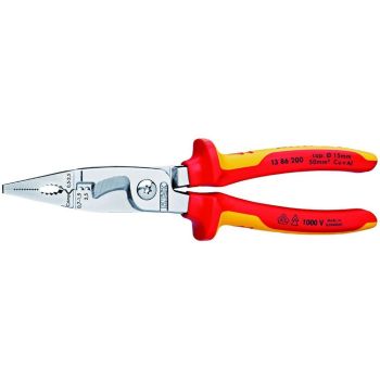 KNIPEX Kombizange 200mm Schutzisoliert 1000V 2-Komponenten VDE geprüft 