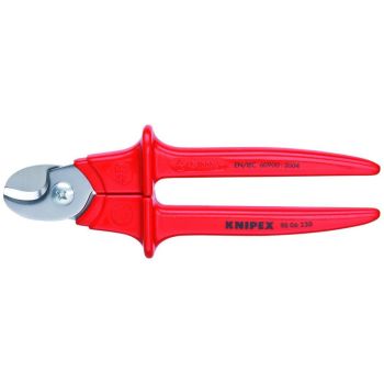 KNIPEX 0303412 Kabelschere, mechanisch Einhand, Ø16mm, 70mm², L230mm, VDE geprüft ***NEU*** 