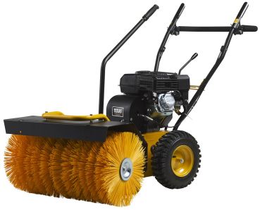 TEXAS Kehrmaschine Benzin mit Schneeschild Schneefräse Handy Sweep 650TG 212ccm 