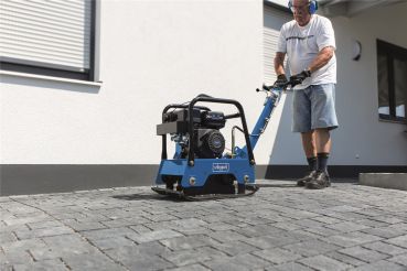 SCHEPPACH HP2500S Rüttelplatte Verdichter Rüttler Gummimatte Fahrvorrichtung 