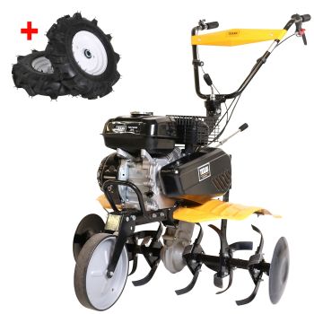 TEXAS Gartenfräse Motorhacke Bodenhacke Bodenfräse Pflug Benzin Profi FX815TG 