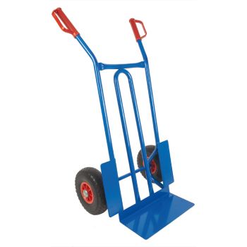 TRESTLES Profi Sackkarre Sackkarren Vollgummireifen Transportkarre 250kg S01blau 