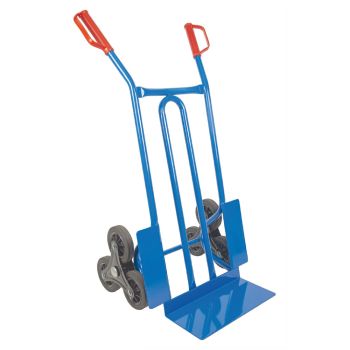 TRESTLES Profi Sackkarre Treppensteiger robuste Transportkarre 250kg S01HS blau 