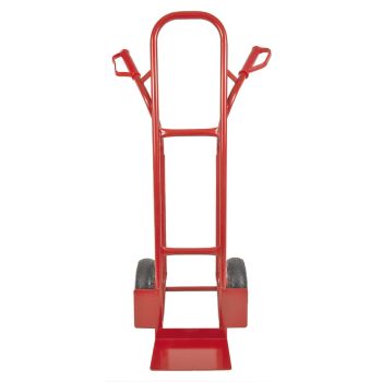 TRESTLES Sackkarre pannensicher Gleitkufe Transportkarre Profi 250kg S04 rot 