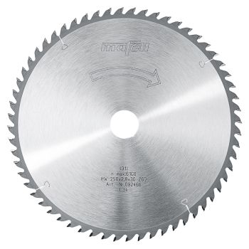 MAFELL Hartmetall Sägeblatt HM 250 x 1,8/2,8 x 30 mm - 60 Zähne - Ersatzblatt 