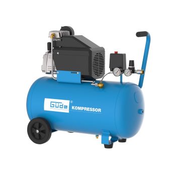 GÜDE Druckluft Kompressor 50L Luftkompressor 10bar 2PS ölgeschmiert 260/10/50 