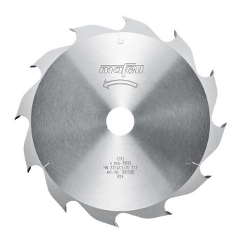 MAFELL Hartmetall Sägeblatt HM 237 x 1,8/2,5 x 30 mm - 12 Zähne - Ersatzblatt 