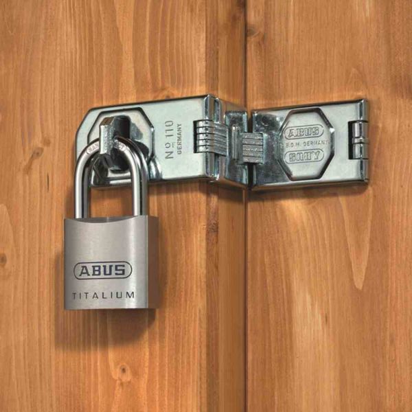 ABUS TITALIUM Hangschloss 80TI/50 Lock-Tag Vorhängeschloss Bügelschloss 