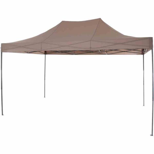 SIENA GARDEN Allrounder Pavillon Faltpavillon 300 x 450 cm rechteckig taupe 