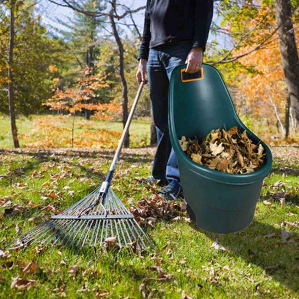 KETER Gartenkarre Marisa 55 l grün, Kunststoff, Bollerwagen, Eimer, Gartenhelfer 